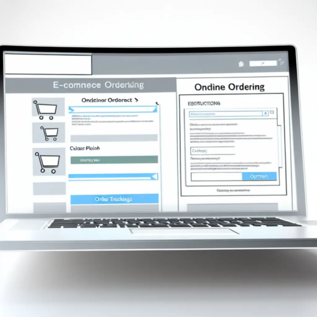 Graficzne przedstawienie kroków składania zamówienia w sklepie Computermarketpl