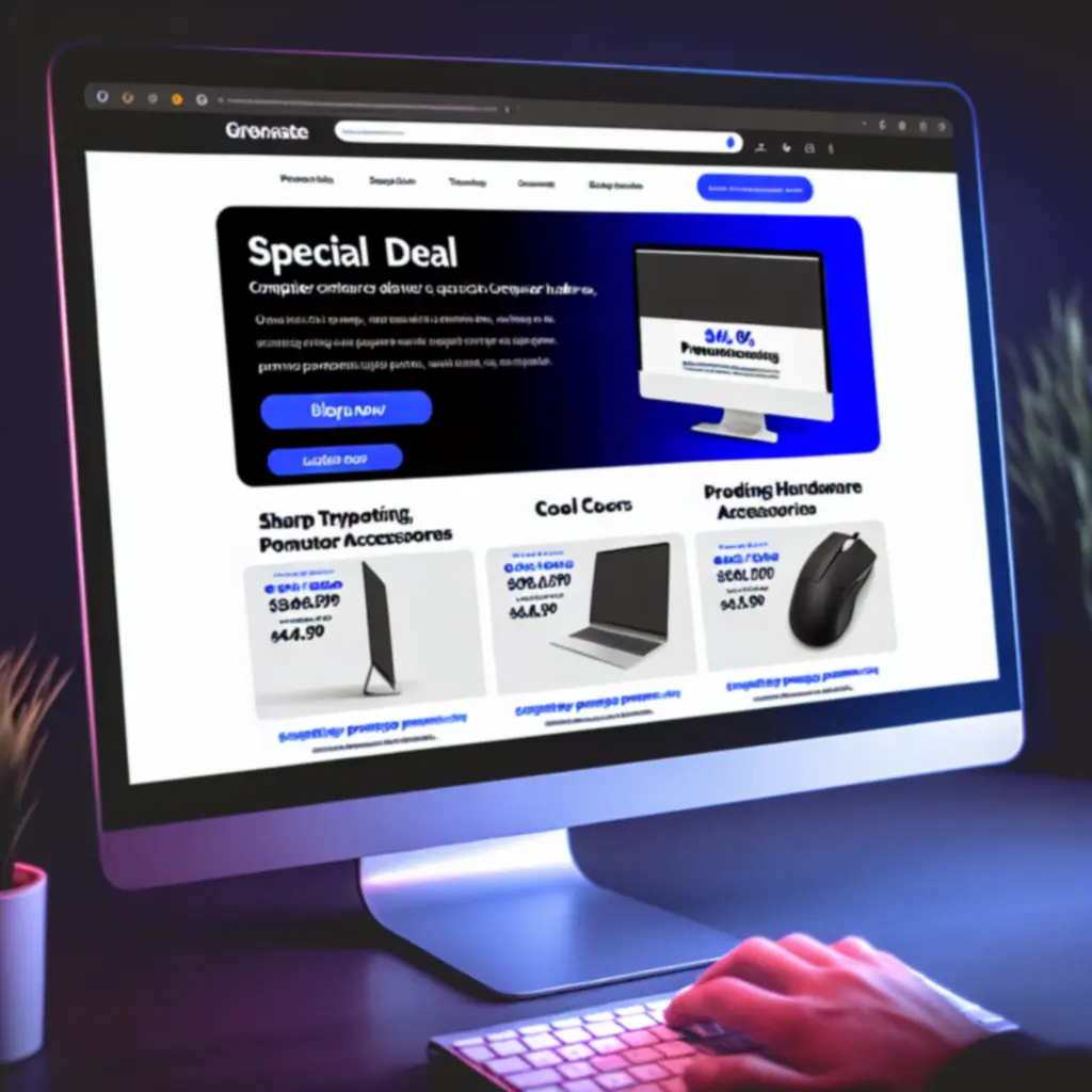 Baner prezentujący promowane produkty w wynikach wyszukiwania