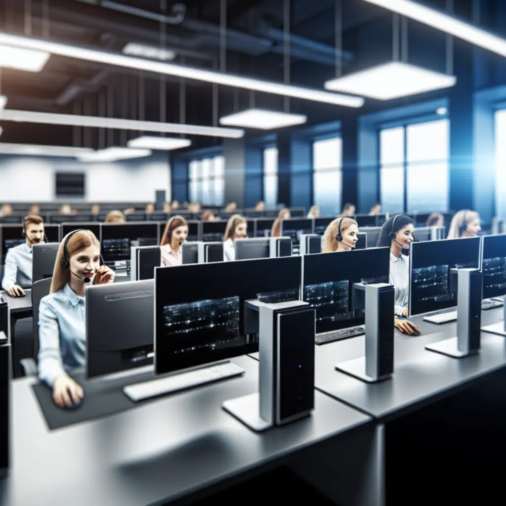 Panel centrum wsparcia Computermarketpl wyświetlony na biurkowym komputerze